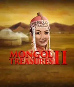 Step into the captivating culture of Mongolia with Mongol Treasures 2 slot by Endorphina, showcasing a graceful Mongolian woman dressed in traditional attire against a sunset-lit Mongolian steppe backdrop. This image evokes the spirit of Mongolian tradition, offering a memorable cultural journey. 