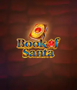 Celebrate the holiday spirit with the Book of Santa game by Endorphina, showcasing an elegant golden book adorned with Santa's iconic symbol. This image conveys the charm and joy of Christmas, set against a warm red background. Perfect for players looking to get into the holiday spirit, offering a delightful gaming experience. 