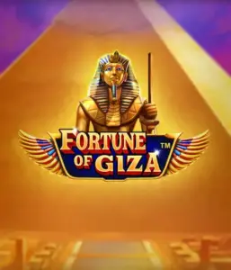 Explore the mystical world of the Fortune of Giza game by Pragmatic Play, featuring a stunning depiction of a Pharaoh set against the iconic pyramid backdrop. This image conveys the splendor of Egyptian heritage, perfect for those interested in ancient civilizations, delivering a captivating gaming experience.